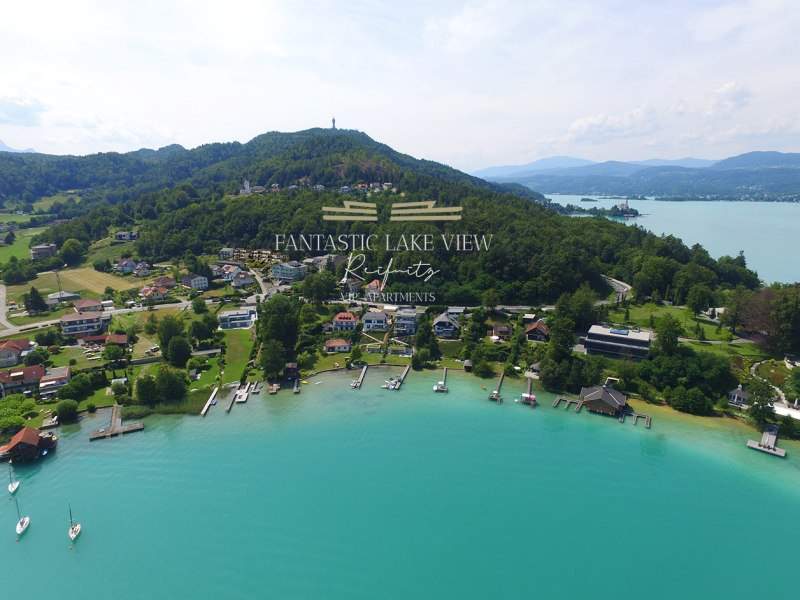 Faszinierende Seeblickwohnung mit Infinity-Pool am Wörthersee