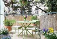 Perfekte Anbindung und Terrasse zum begrünten Innenhof!