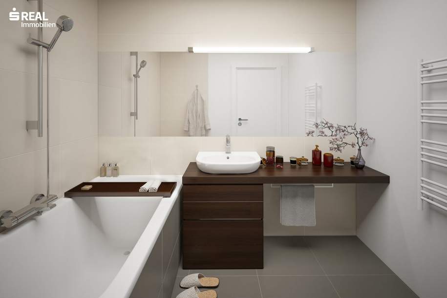 PREISAKTION - JETZT SPAREN! - Simmering. Nur du. Leben im Rosengarten., Wohnung-kauf, 310.341,€, 1110 Wien 11., Simmering