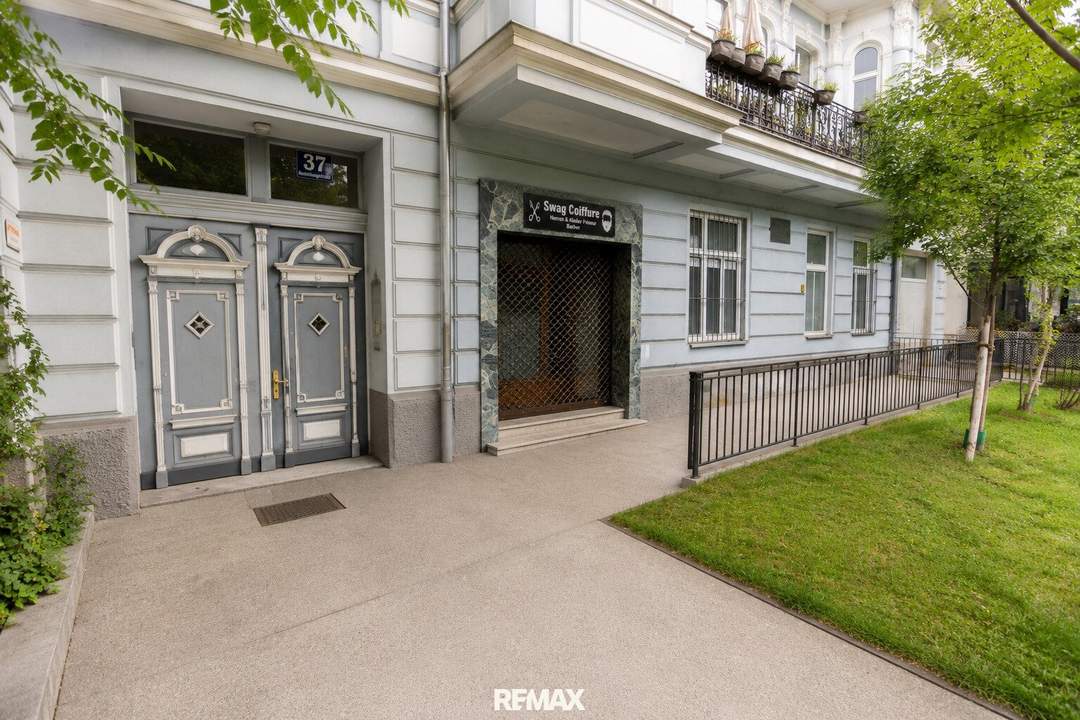 Sanierungsobjekt mit Potenzial im Stuwerviertel – Wohnung & Geschäftslokal im Eigentumspaket