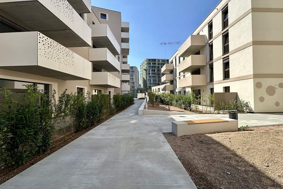 Provisionsfreier Erstbezug am Badeteich Hirschstetten: Gretls Garten - nahe U2 & 36er Straßenbahn, Wohnung-kauf, 1220 Wien 22., Donaustadt