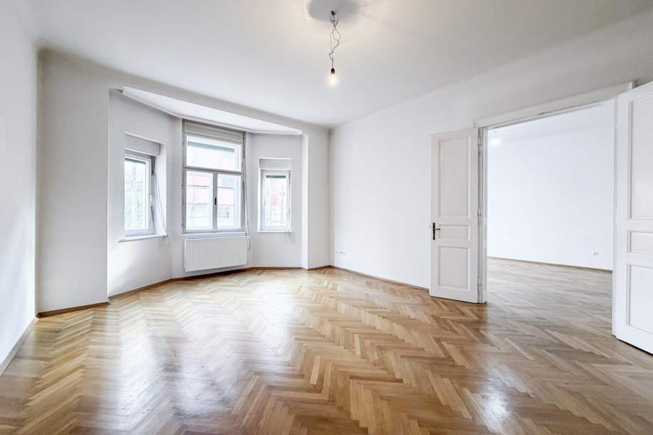 Traumhafte 3,5-Zimmer-Altbauwohnung mit Balkon in Geidorf, Wohnung-miete, 1.498,88,€, 8010 Graz(Stadt)