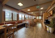 Einzigartige Traditions- Gastronomie, Zimmervermietung und Fischteich. Das topsanierte "Wanderl" bietet Renditen von 8-10% jährlich