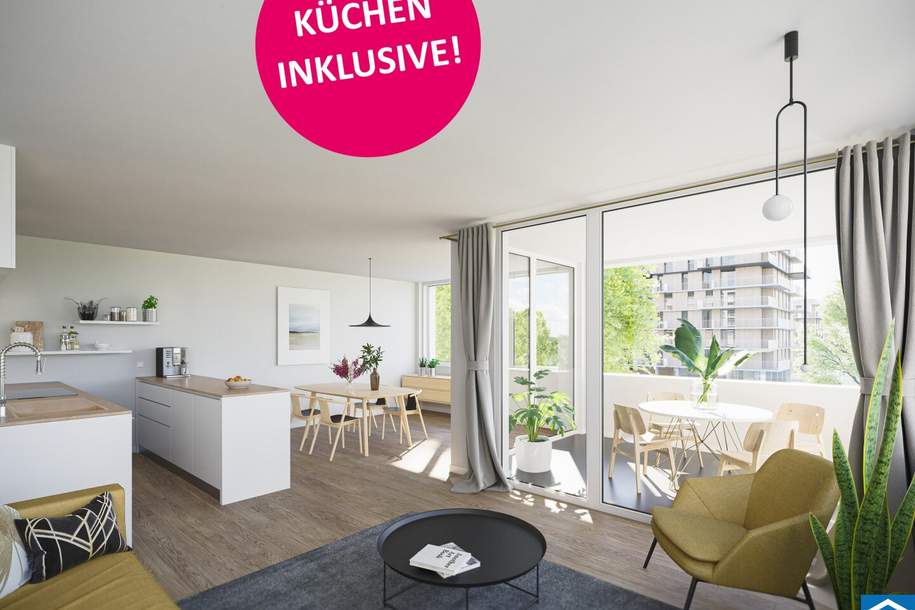JAKOMINI VERDE – Ideales Investment im Erstbezug in Graz!, Wohnung-kauf, 196.156,€, 8010 Graz(Stadt)
