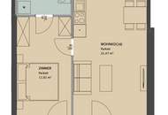 Moderne 2-Zimmer Wohnung mit großem Balkon