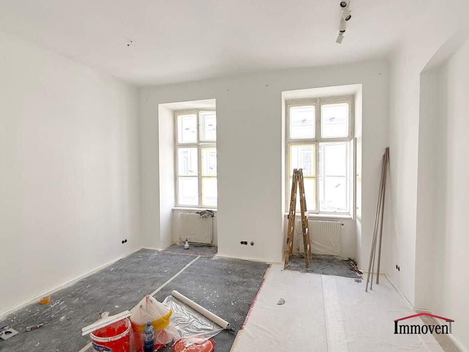 Erstbezug in Toplage - Teilsanierte 3-Zimmerwohnung ohne Freifläche im Botschaftsviertel! (Mietbeginn nach Vereinbarung)