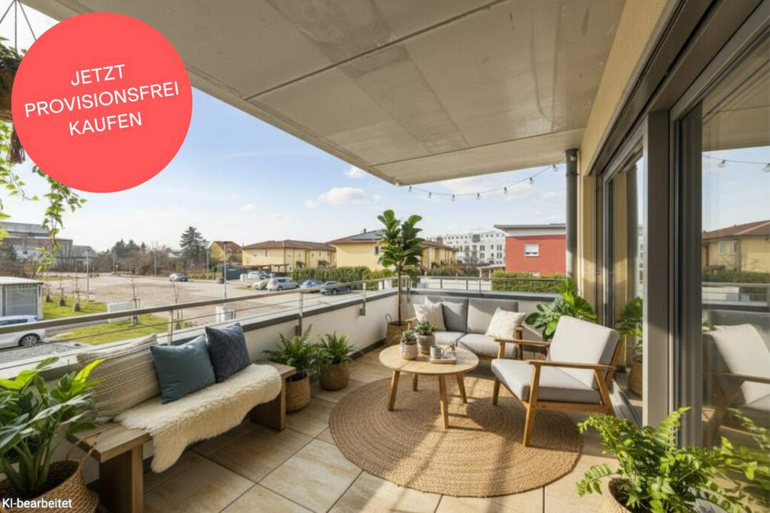 PROVISIONSFREI! Wunderschöne 2-Zimmer-Wohnung mit überdachter Loggia | Sofort vermietbar im Bella Vita