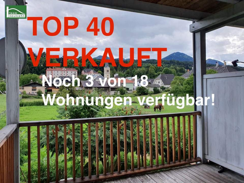 (VERKAUFT) Mietgarantie für 4-Jahre mit 4-5% Rendite. Aktuell vermietet, gute Anlage. 2-Zimmer Wohnungen im ersten Stock mit bis zu 4% Rendite, Top40