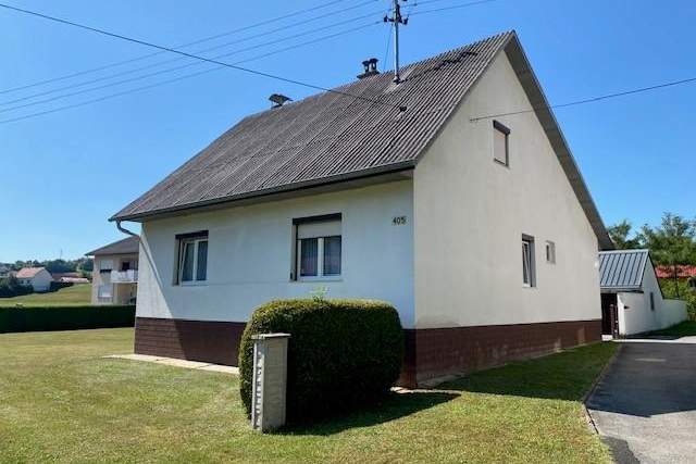 Wohnen &amp; Wertanlage - Einfamilienhaus mit großem Garten/Baugrund in Olbendorf, Haus-kauf, 199.500,€, 7534 Güssing