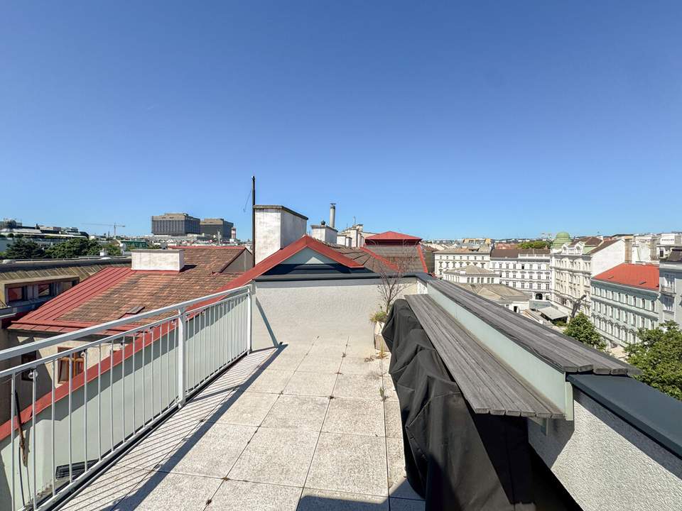 Elegant Terrace Rooftop Apartment near Liechtenstein Park