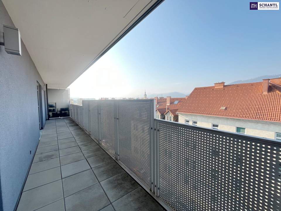 ENTZÜCKEND AUFGETEILTE 3-Zimmer WOHNUNG im 5. OG (obersten) mit WEST-BALKON! Sofort verfügbar!