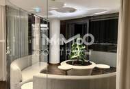 Möbliertes Apartment im 42. Stock mit Weitblick auf die Donau! Pool, Spa und Fitness inklusive!