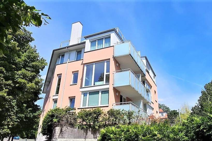 DACHGESCHOSS, Daringergasse, sonnige 76 m2 Neubau mit 6 m2 Balkon, 2 Zimmer, Wohnküche, Wannenbad, Parketten, Wohnung-miete, 1.611,47,€, 1190 Wien 19., Döbling