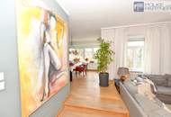 CHARMANTE ETAGE IM OBERGESCHOSS EINES ZWEIFAMILIENHAUSES MIT TERRASSE &amp; GROSSEM GARTENPARADIES