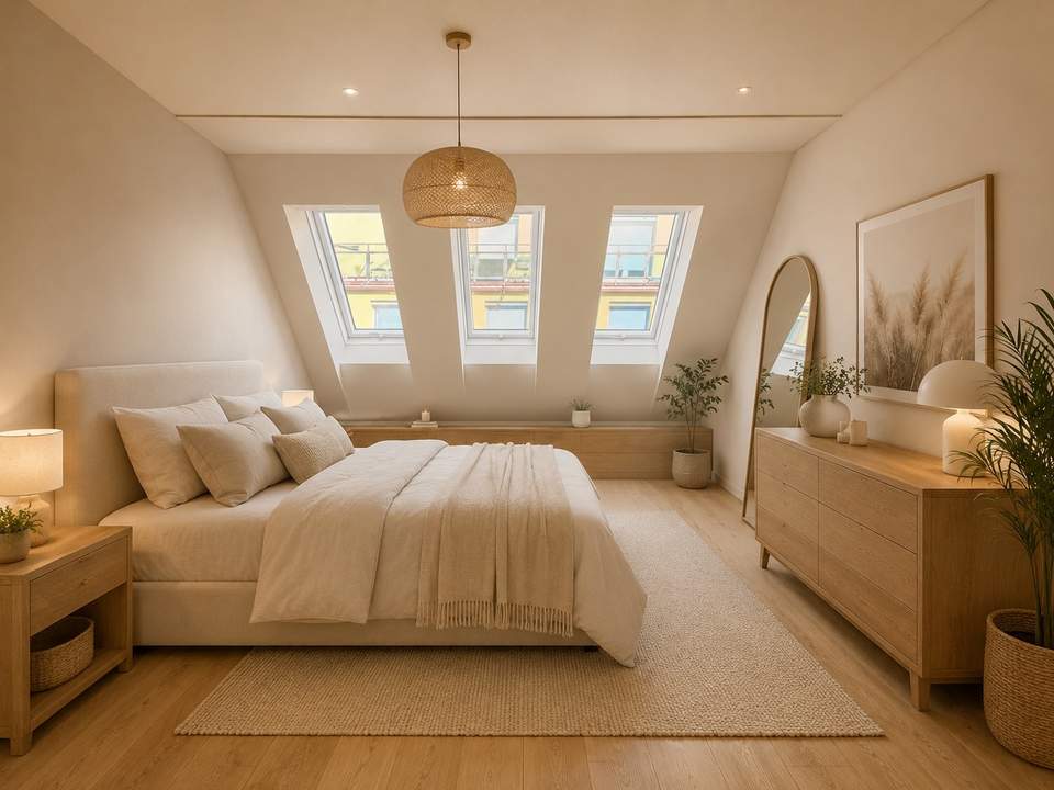 Erstbezug! Dachgeschosswohnung in bester Lage nähe Kutschkermarkt