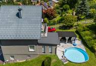 Vielseitiges Wohnhaus mit Garten, Pool &amp; Ausblick – Ruhelage in Eichgraben