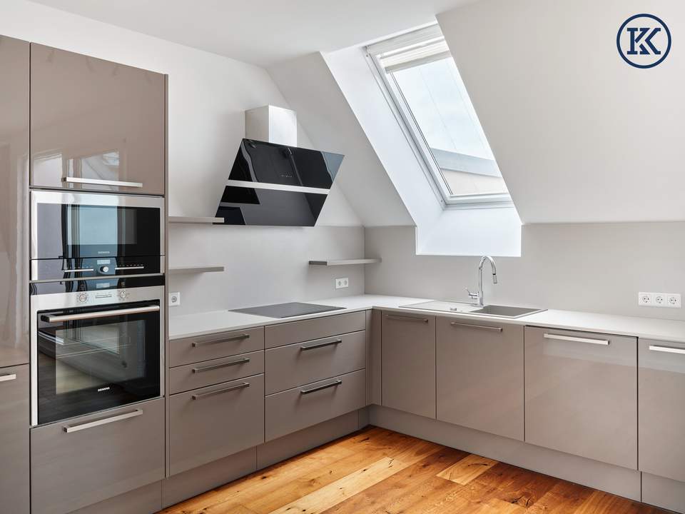 Wohnen über den Dächern Wiens - Exklusive Dachgeschosswohnung mit Galerie &amp; Terrassen
