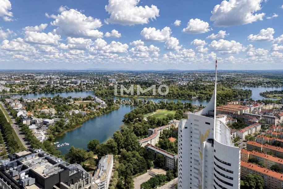 48. Etage - DC2 Tower: SKY RESIDENCES, Wohnung-miete, 1.100,00,€, 1220 Wien 22., Donaustadt