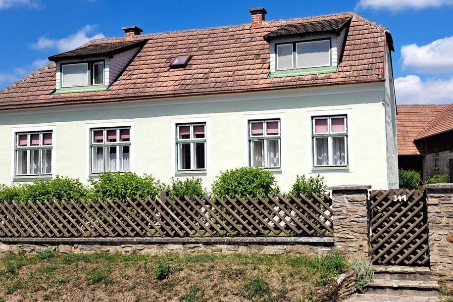 IDYLLISCHER EHEMALIGER BAUERNHOF, Haus-kauf, 250.000,€, 3571 Horn