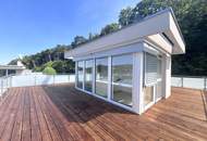 Dachterassentraum mit traumhaften Panoramablick und Eigengarten
