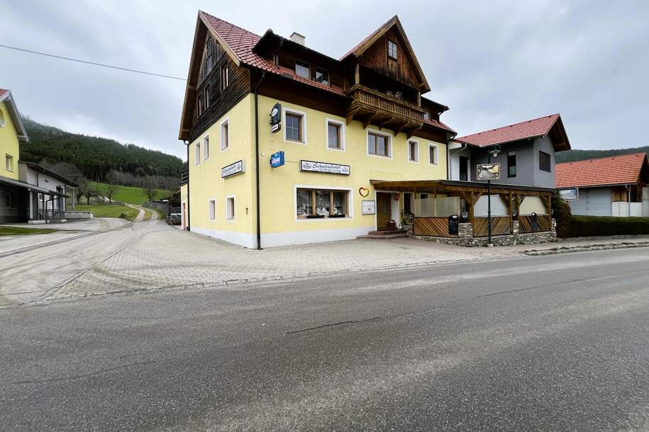 Traditions-Gastronomiebetrieb inkl. Beherbergungsmöglichkeit - vielseitige Nutzungmöglichkeiten!, Gewerbeobjekt-kauf, 433.000,€, 2880 Neunkirchen