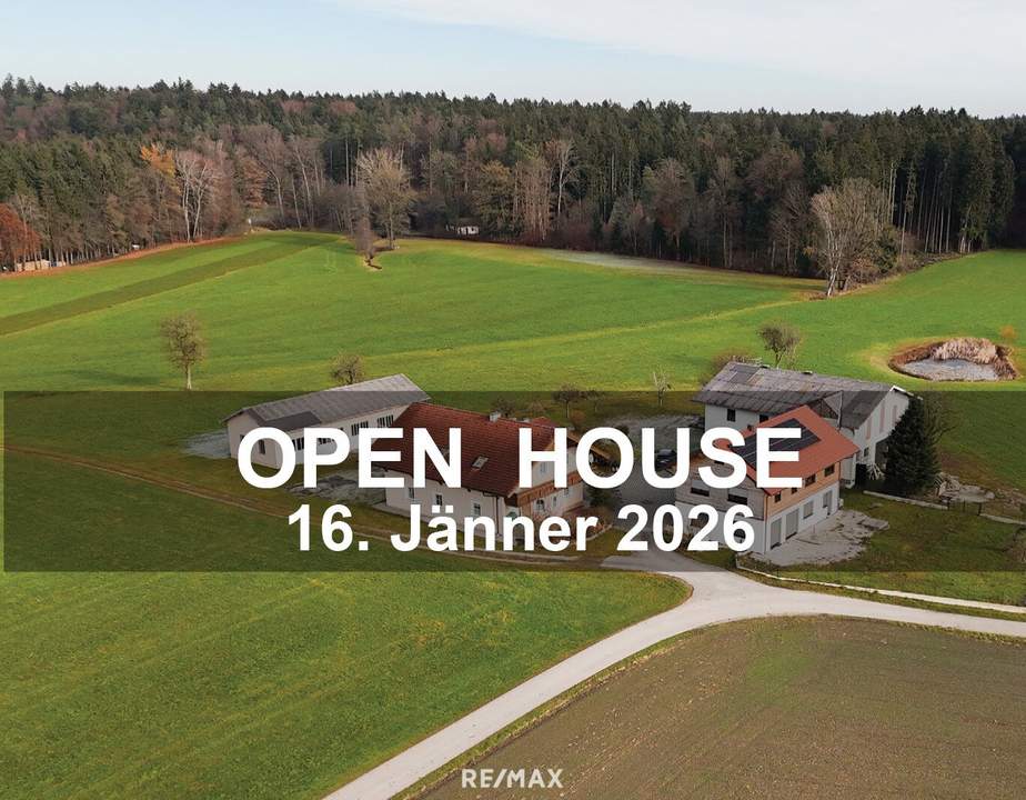 Vielseitige Liegenschaft mit zwei Wohnhäusern, Wirtschaftsgebäuden, Nutzflächen und Wald