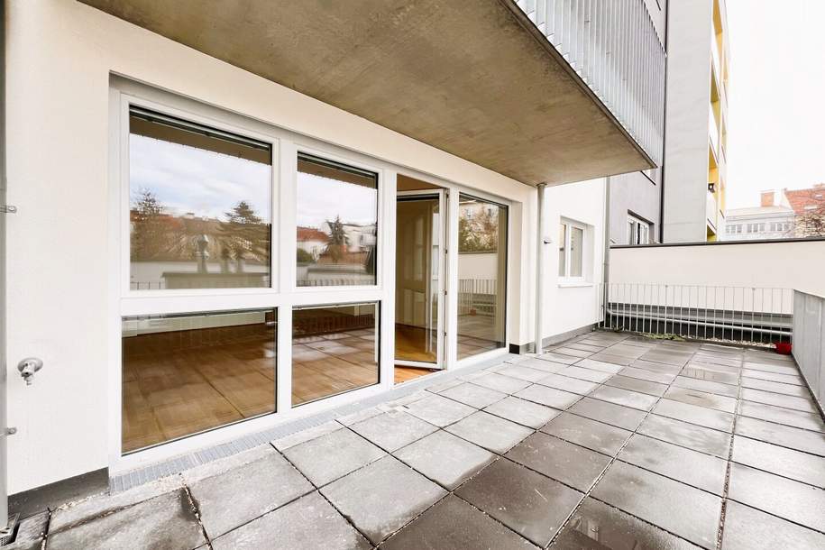 Erstbezug! Helle 3-Zimmer Wohnung mit 24 m2 Terrasse in Top-Lage mit U-Bahn-Anbindung !, Wohnung-kauf, 425.000,€, 1210 Wien 21., Floridsdorf