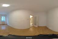 Zentral begehbare 2-Zimmer-Wohnung mit separater Küche neben Augarten und Donaukanal