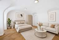 IDEAL FÜR VERMIETUNG! Apartment mit stilvoller Gewölbedecke und direktem Straßenzugang
