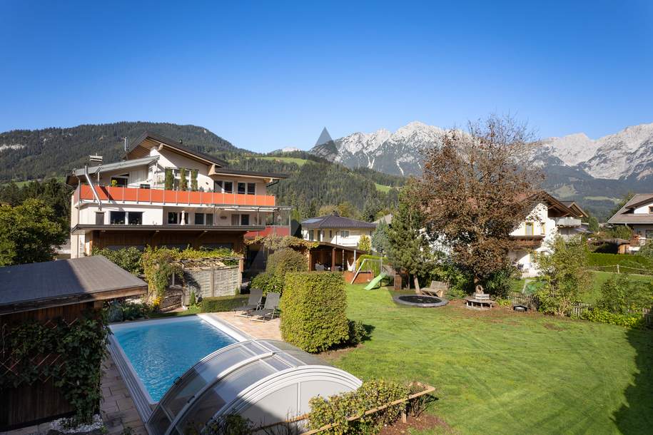 Wohn-&amp; Geschäftshaus mit Pool in ruhiger Panoramalage, Haus-kauf, 3.290.000,€, 6306 Kufstein