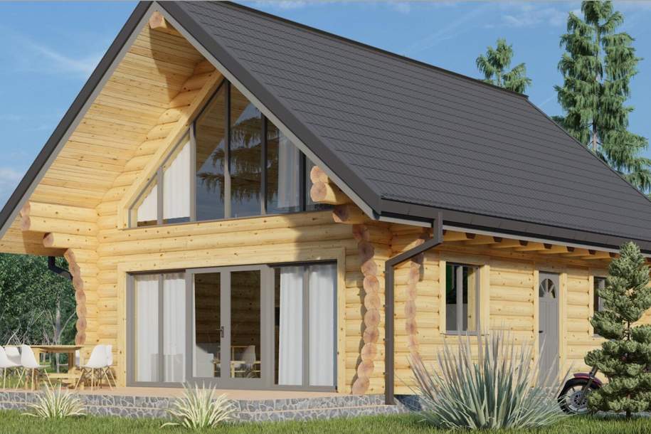 Blockhäuser aus massivem Rundholz – langlebig, ökologisch und wohnkomfortabel!, Haus-kauf, 70.000,€, 9800 Spittal an der Drau