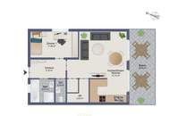 Moderne 4-Zi-Maisonette mit Südbalkon, 2 Bädern & 2 Carports in Judendorf – neuwertig!