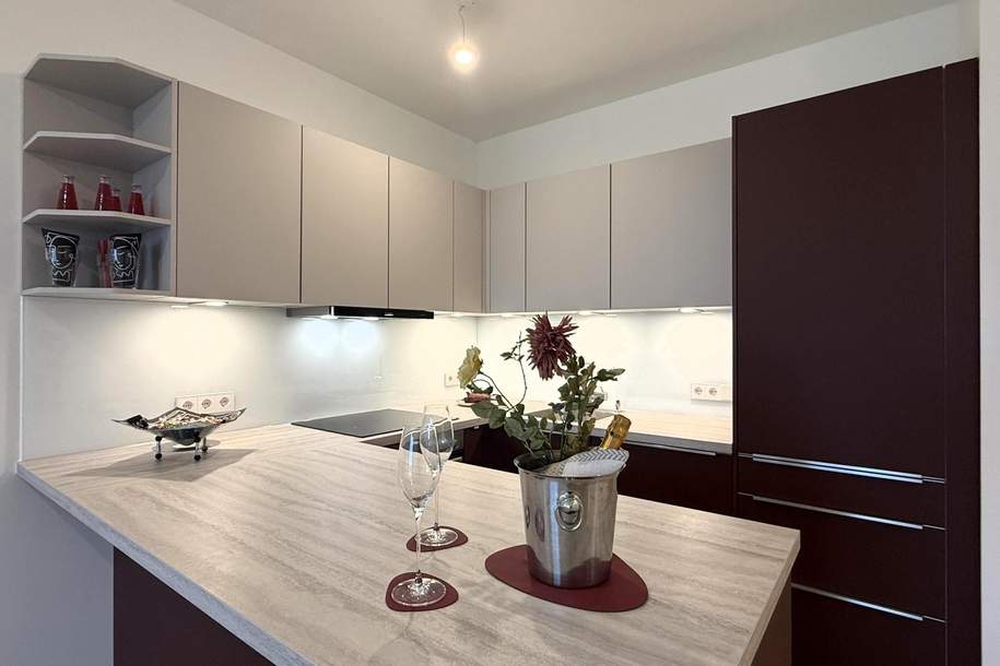 Kleine Perle im ultramodernen Wohnhaus mit Pool am Dach zu mieten // Small gem in an ultra-modern apartm. building with pool on the roof for rent //, Wohnung-miete, 1.721,31,€, 1020 Wien 2., Leopoldstadt