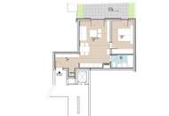Moderne 2-Zimmer-Wohnung mit Terrasse im Erdgeschoss