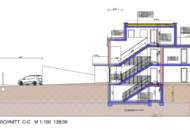 "Share Deal" Genehmigtes Projekt - 2 Häuser mit je 3 Wohnungen und Tiefgarage