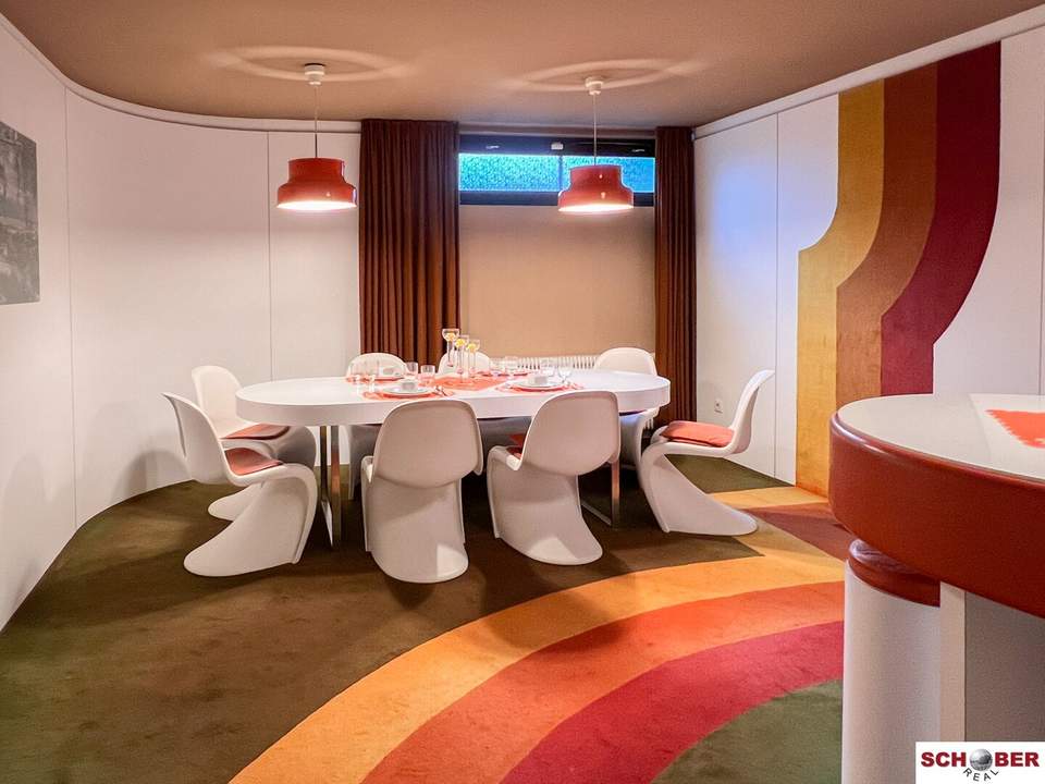 Außergewöhnliche Designikone der 70er - Interieur von Arch. Max Agnese