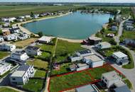 Leistbares Eigentums-Grundstück am See! Vom Traum zur Realität! Urlaubsflair das ganze Jahr! Doppelhausparzelle mit Planung + Baubewilligung.