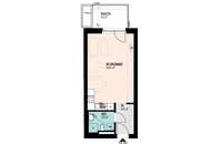 MORGENSONNE inklusive I Moderne 1-Zimmer-Wohnung mit Balkon