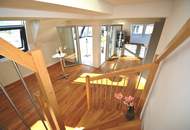 Erstbezug! Offenes und lichtdurchflutetes Wohnerlebnis mit einzigartigem Blick über die ganze Stadt! 117m2 Dachgeschoss Nähe Hauptbahnhof und U1!