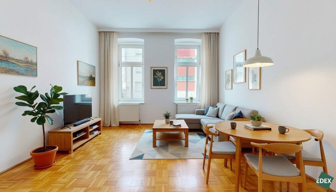 2 Zimmer-Altbau mit optimalem Grundriss!