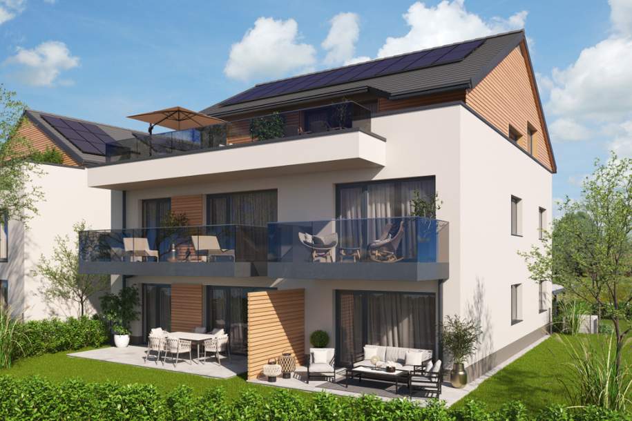 Neubau -Attraktive Gartenwohnung Top 3 Zweiklang – Oberndorf- PROVISIONSFREI, Wohnung-kauf, 345.500,€, 5110 Salzburg-Umgebung