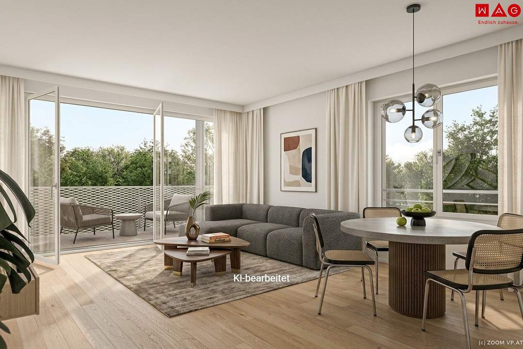 Süd-west seitig ausgerichtete Traumwohnung - förderbar!