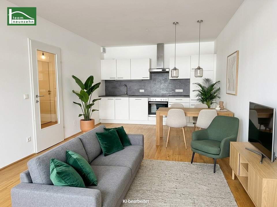 Ihr neues Zuhause in grüner Idylle - Geräumige 2-Zimmer-Wohnung mit Balkon in der Green City!