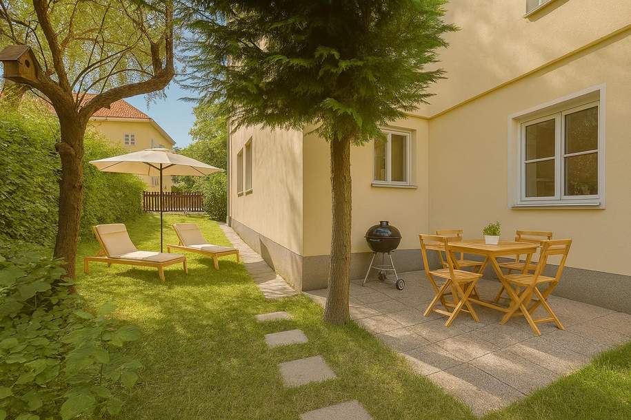 3-Zimmer Gartenwohnung mit Kamin - Sanierungsbedürftig, Wohnung-kauf, 389.000,€, 1170 Wien 17., Hernals