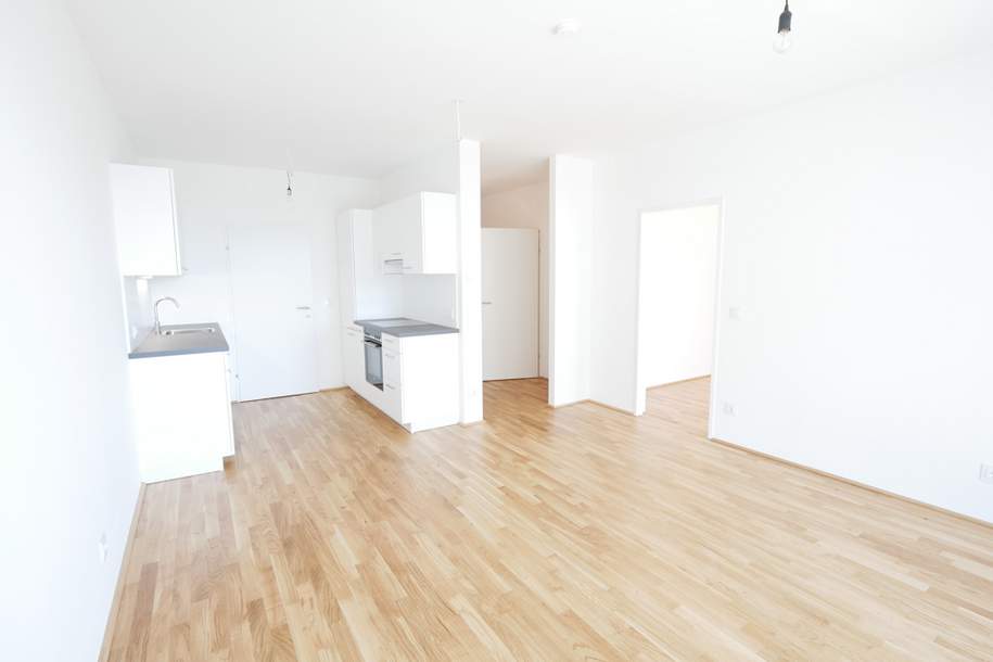 Provisionsfreie Traumwohnung: 2 Zimmer - AM PARK, Wohnung-miete, 799,00,€, 1210 Wien 21., Floridsdorf