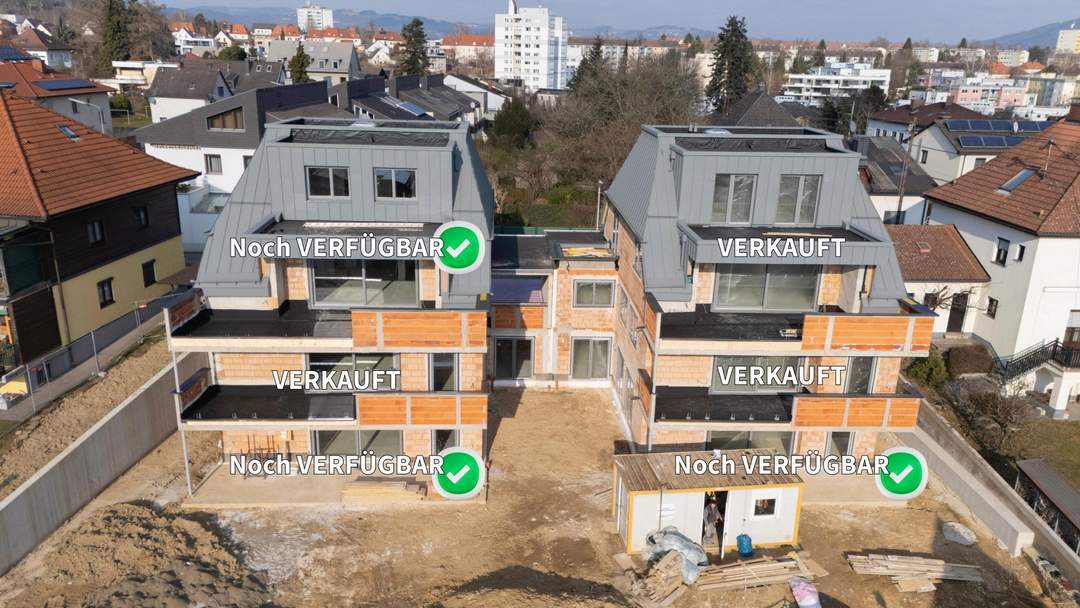 LINZ / FROSCHBERG: BAUBEGINN ERFOLGT - EIGENTUMSWOHNUNG ca. 97,30 m² Wohnfläche, 4 Zimmer + Balkon, inkl. Carportstellplatz