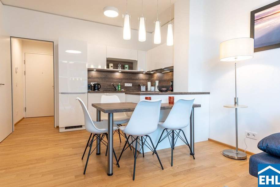 Vollmöblierte 2 Zimmerwohnung mit herrlichem Ausblick über Wien!, Wohnung-miete, 2.199,00,€, 1030 Wien 3., Landstraße