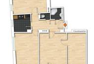 Eck-Wohnung im 2. Liftstock in Gersthof nahe Türkenschanzpark