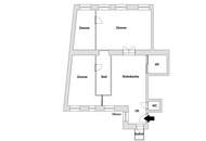 Charmante Stilaltbau-Wohnung mit Blick in Gemeinschaftsgarten / Innenhof-Ruhelage / 1 m²-Balkon