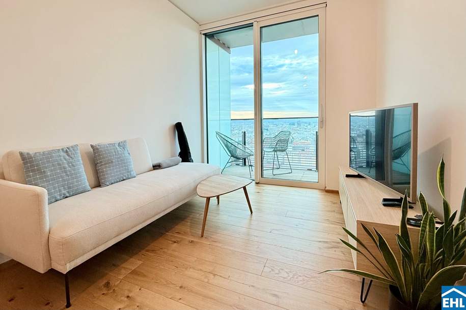 Ein Zuhause mit Horizont – Wohnen im 24. Stock des TRIIIPLE, Wohnung-kauf, 495.000,€, 1030 Wien 3., Landstraße